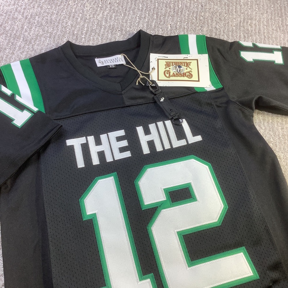 Authentic Classics Travis Hunter The Hill HS Football Jersey Black Green XS NWT
